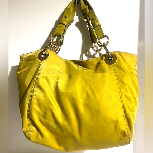 JPK Yellow nlyon Designer Women's Bag - Picture 2 of 11